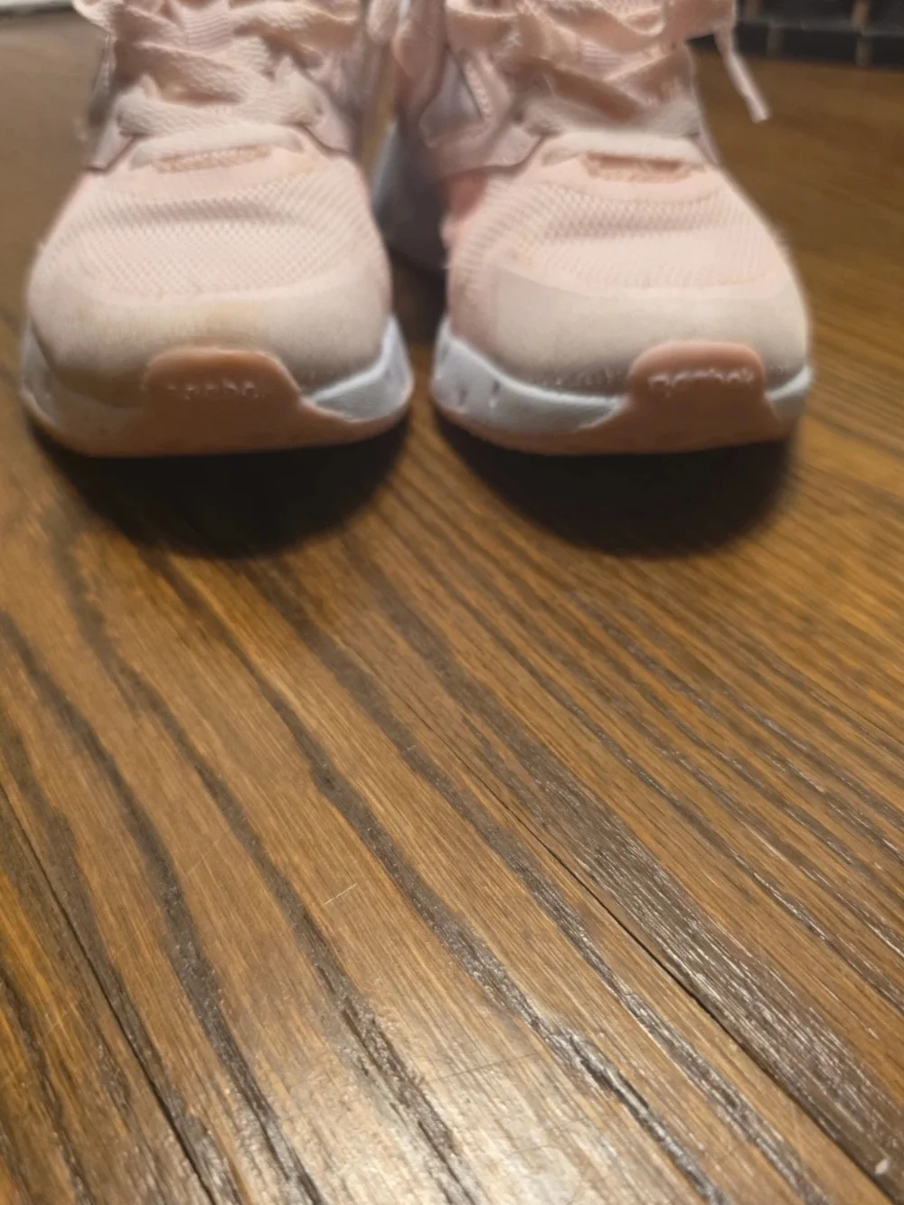 Girls' Reebok Light Pink Breathable Sneakers with Cushioned Soles